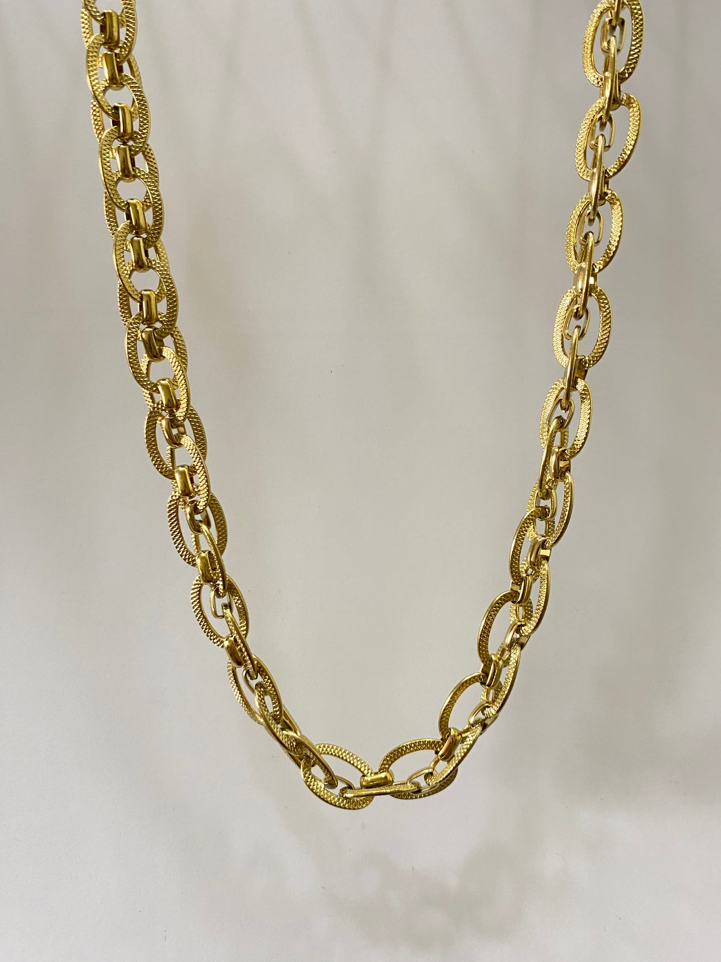 Collar lazos de amor •Cadena acero 50  cms
