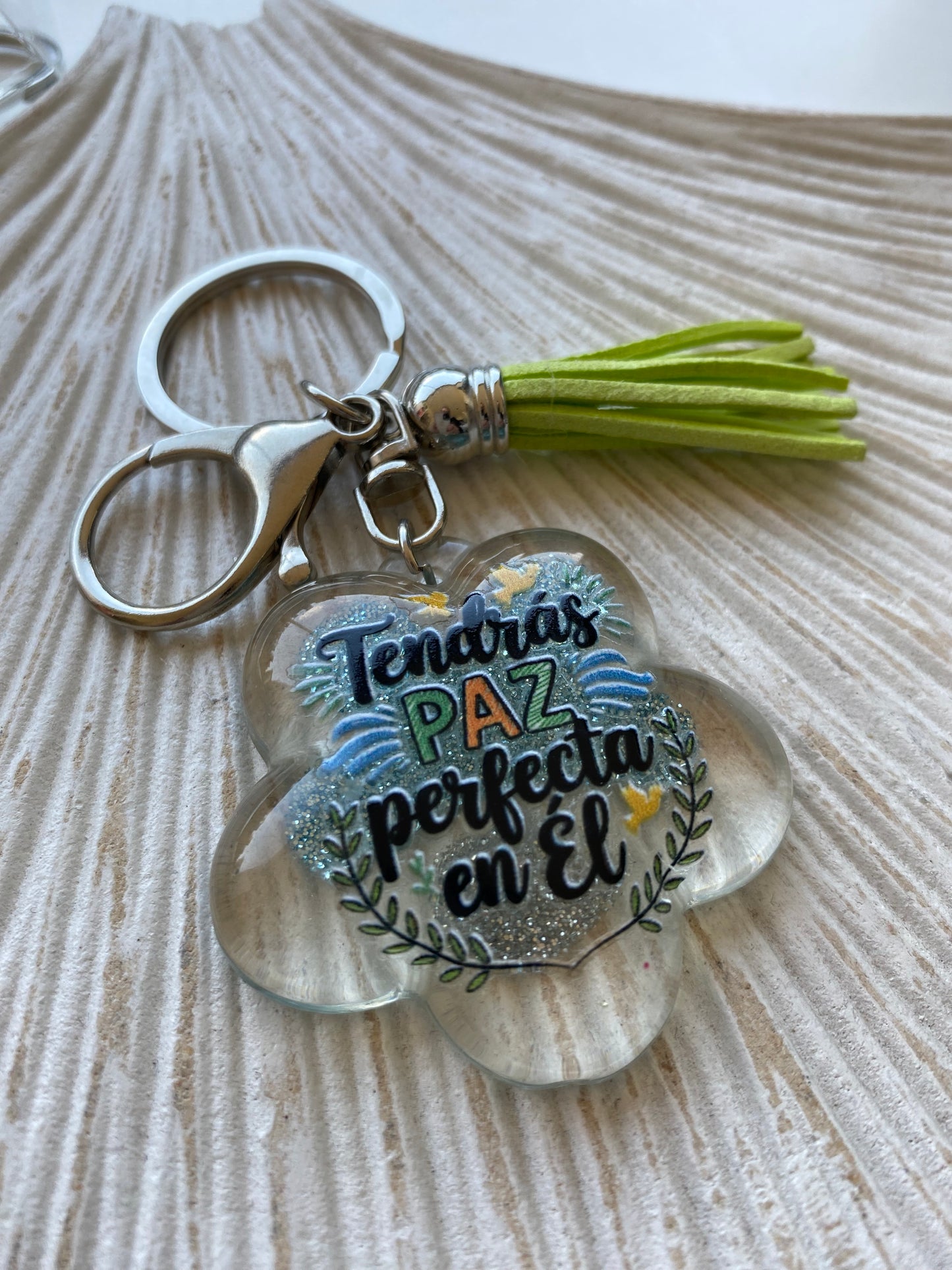 Llavero Tendrás paz perfecta en Él.