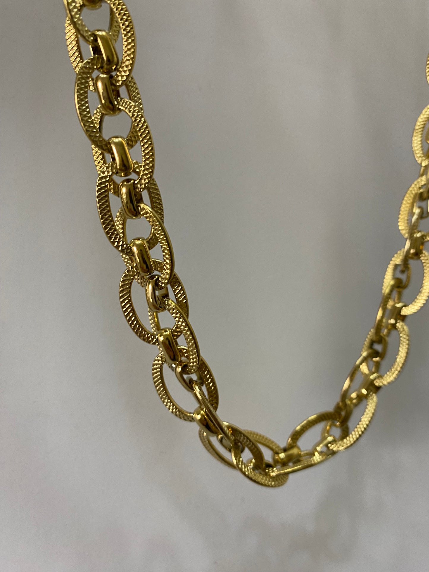Collar lazos de amor •Cadena acero 50  cms