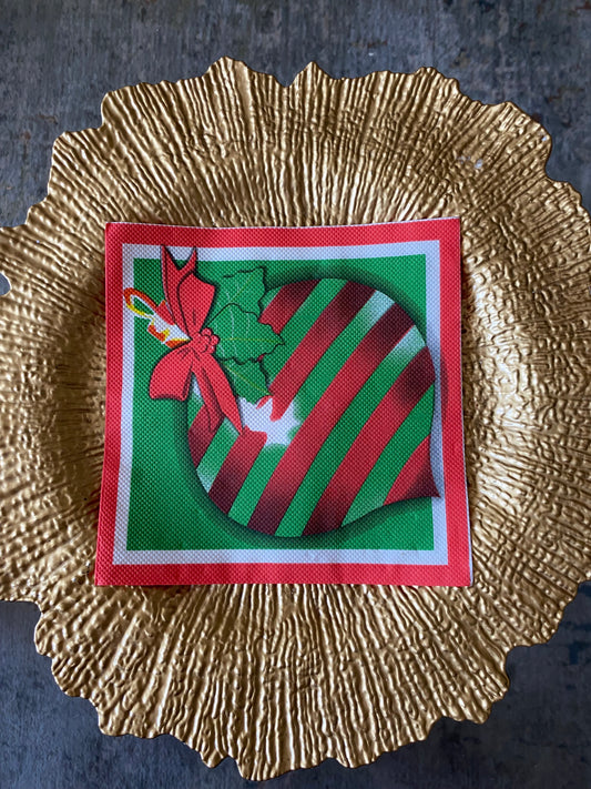 Set de 20 servilletas navidad deluxe