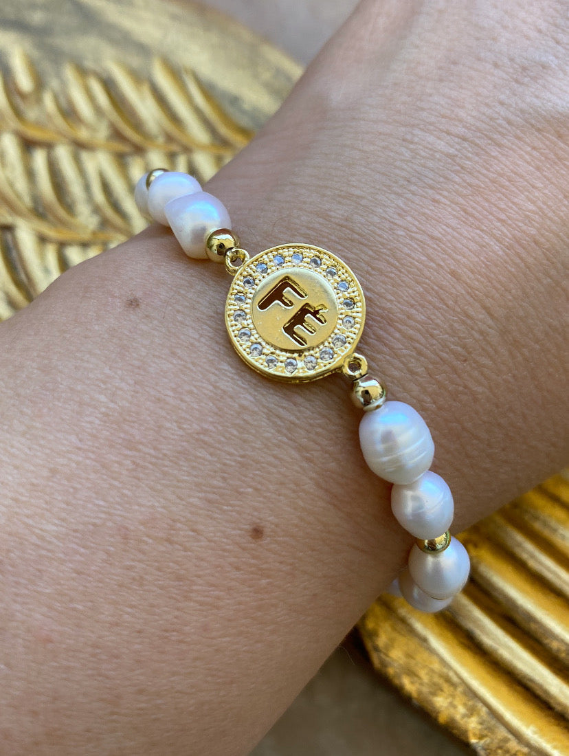 PULSERA FE PERLAS DE RÍO